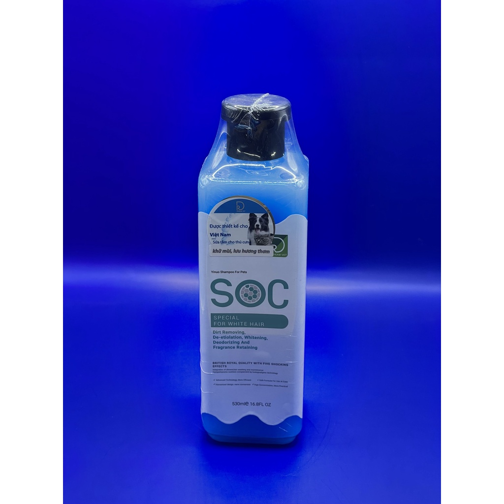Sữa Tắm Chó Mèo SOC 530ml - Hàng chính hãng, giấy tờ đầy đủ