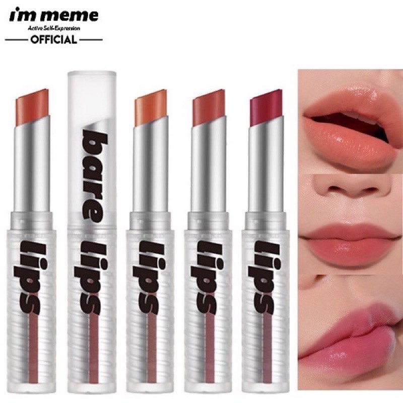 Son Dưỡng Có Màu I'm Meme I'm Bare Lips 3.2g