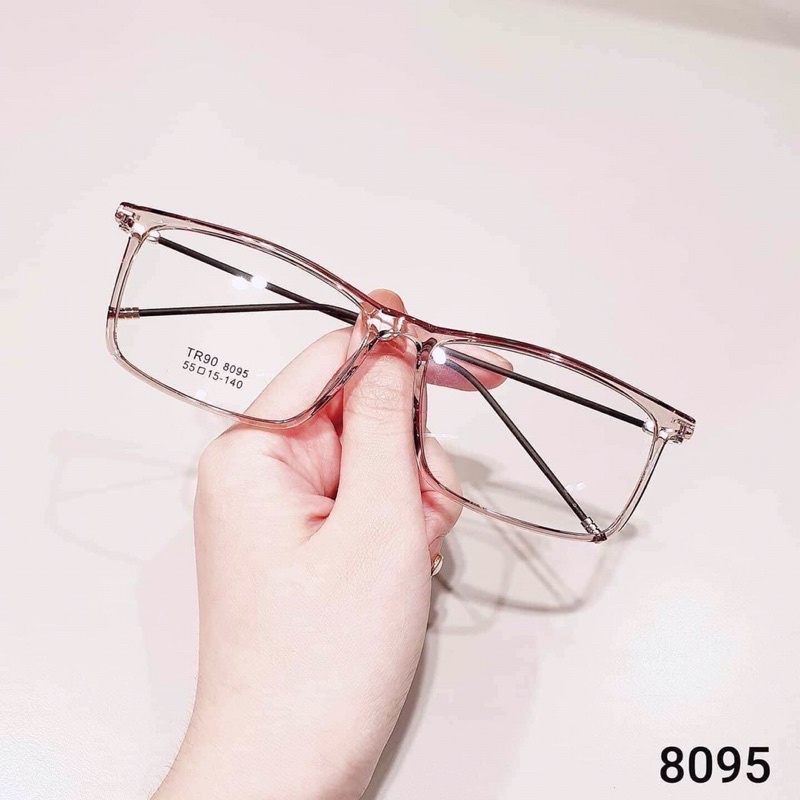 Kính mát nam nữ 809 chống UV400, thiết kế mắt vuông dễ đeo, màu sắc thời trang