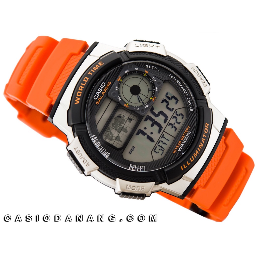 Đồng hồ nam dây nhựa Casio Standard chính hãng Anh Khuê AE-1000W-4BVDF (43mm)