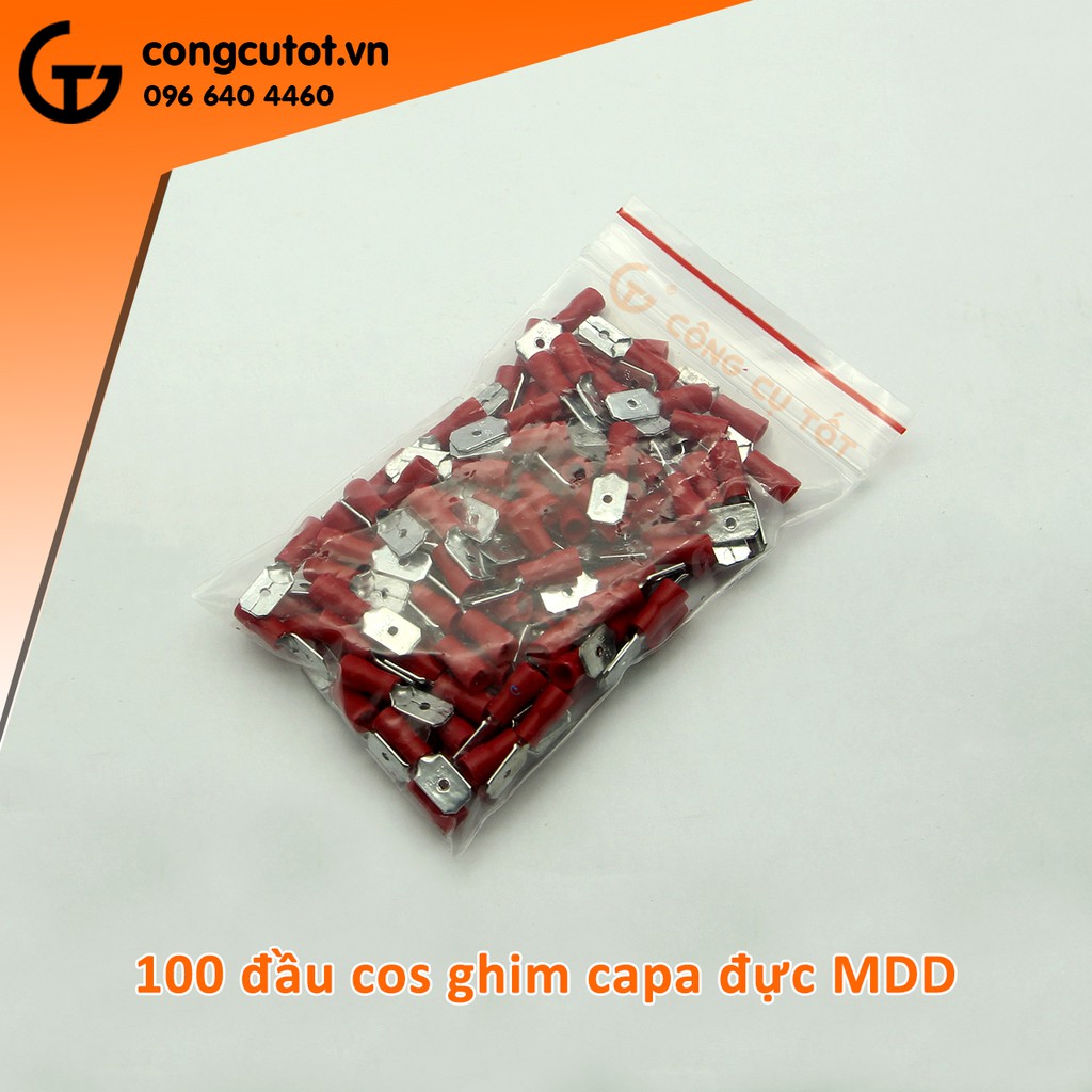 Túi 100 đầu Cos ghim CAPA (MDD) bọc nhựa