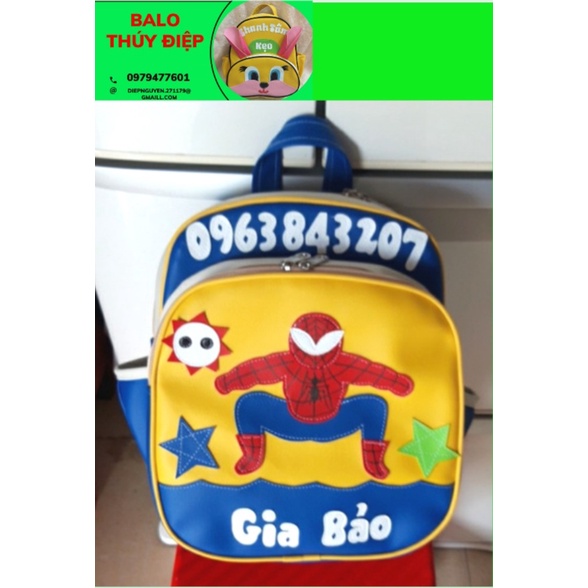 BALO-Túi Sach-Cặp Sách thêu tên cho bé đi học cấp 1