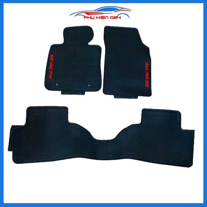 Thảm lót sàn cao su cho xe Mazda CX3 CX-3 2020-2021-2022-2023 chuẩn theo xe chịu lực tốt