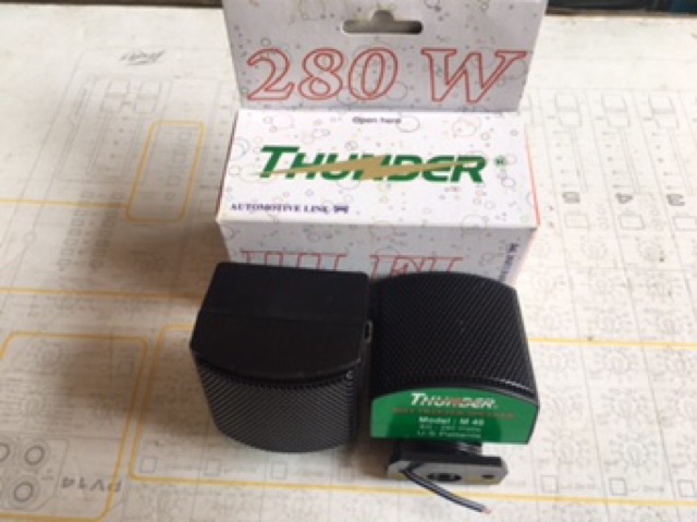 Cặp loa siêu trép thạch anh Thunder