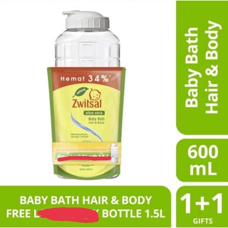 Bông Tắm Zwitsal 2 Trong 1 Cho Bé 600ML