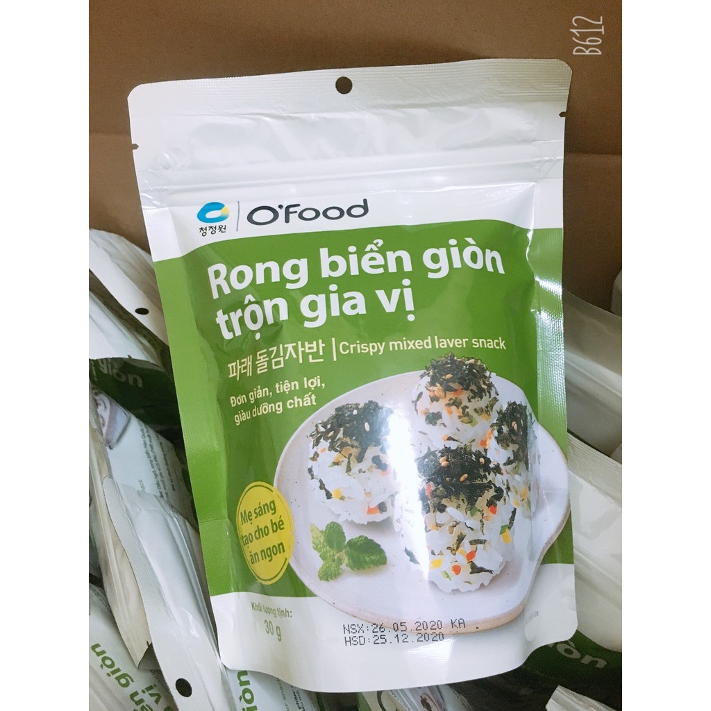 Rong biển giòn trộn gia vị miwon O'food 30g - Rong biển rắc cơm | BigBuy360 - bigbuy360.vn