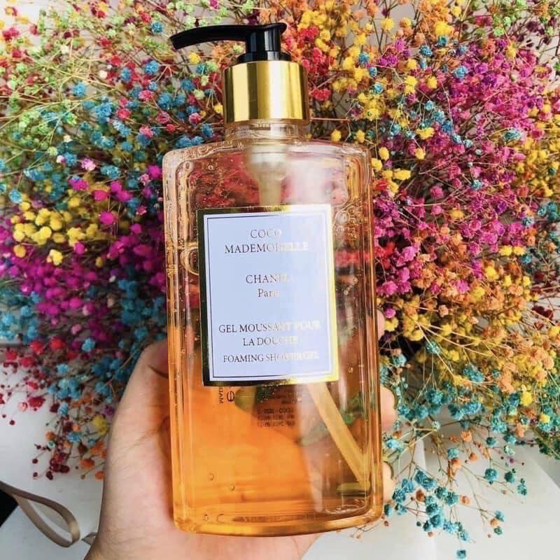 sữa tắm hương nước hoa CHANEL PARIS COCO MADEMOISELLE FOAMING SHOWER GEL (350ml) MADE USE