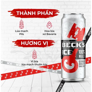 Bia Beck's Ice Thùng 24 Lon 330ml