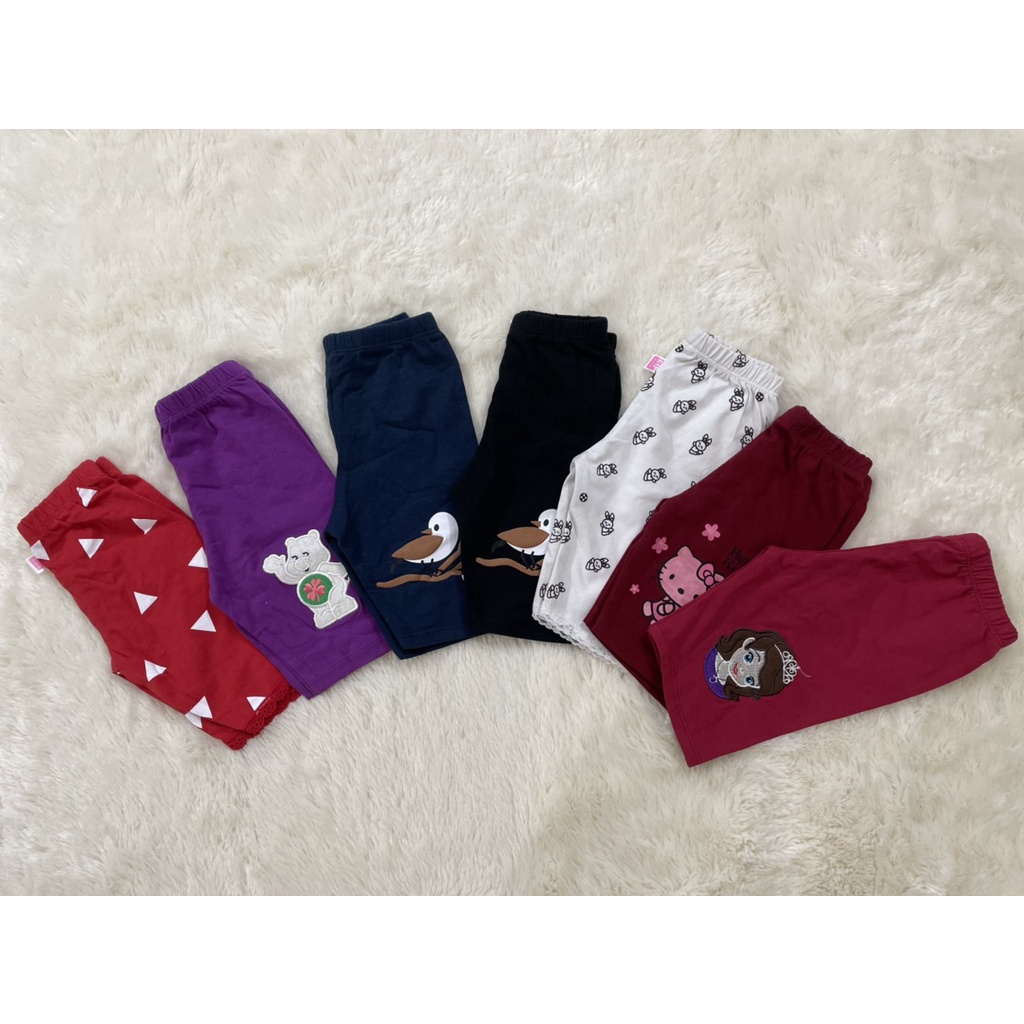 Quần legging lửng cho bé gái (8-25kg)