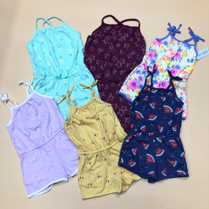 Jumsuit bé gái dư xịn cotton thoáng mát size 12 tháng đến 16 tuổi