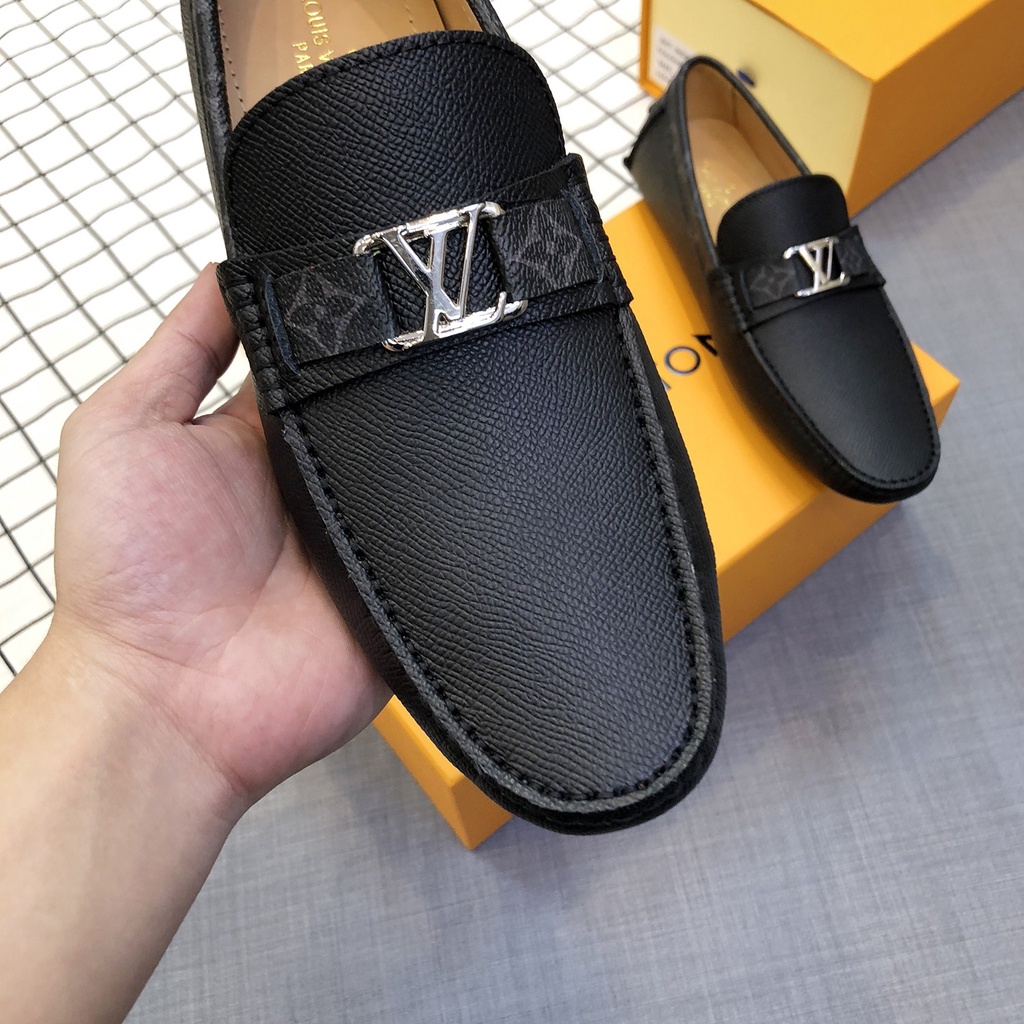 Giày lười nam da thật Louis Vuitton thiết kế trẻ trung và thanh lịch dành cho các quý ông