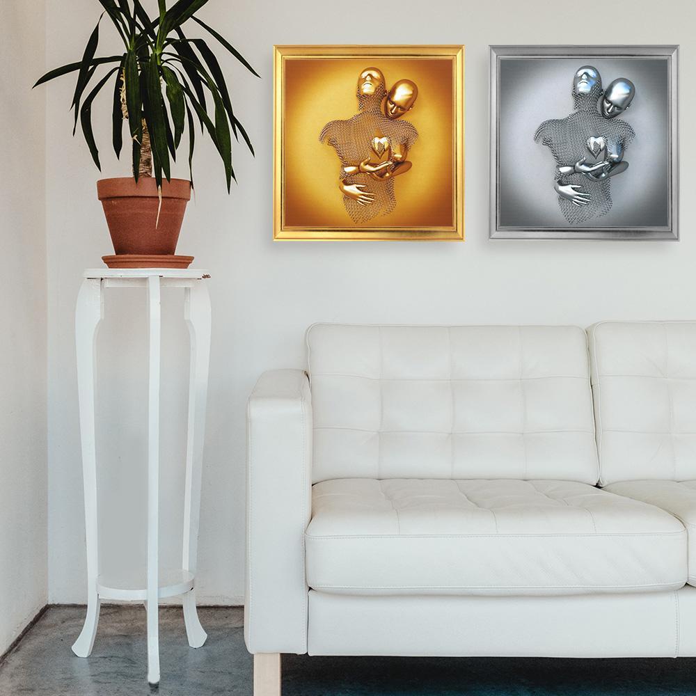 Tranh Vải Bạt Treo Tường In Hình Tình Nhân Trang Trí Nhà Cửa|Áp Phích In Áp Phích Nghệ Thuật