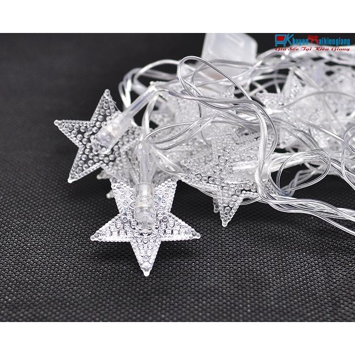 ĐÈN NHÁY THẢ MÀNH HÌNH NGÔI SAO 5MÉT 12 BÓNG TRANG TRÍ TUYỆT ĐẸP