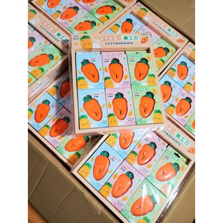 Dao Mini Hình Cà Rốt Rọc Giấy Cute