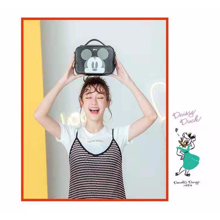 DISNEY Túi Đeo Chéo Hình Chuột Mickey / Gấu Pooh / Chuột Mickey Dễ Thương Cho Nữ