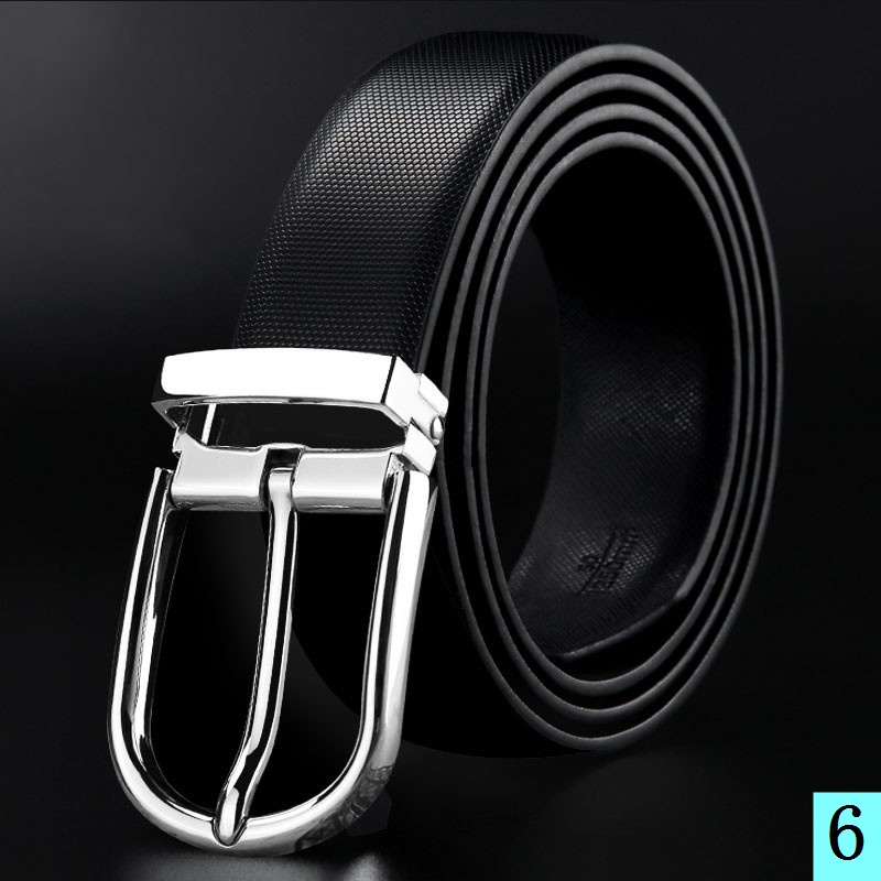 Thắt Lưng Da Màu Trắng Phong Cách Hàn Quốc Dễ Phối Đồ Thời Trang Cho Nam