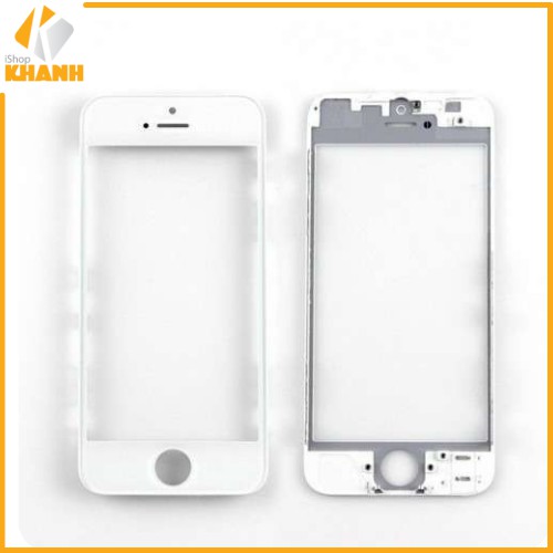 Kính liền ron iPhone 5s/5se màu trắng