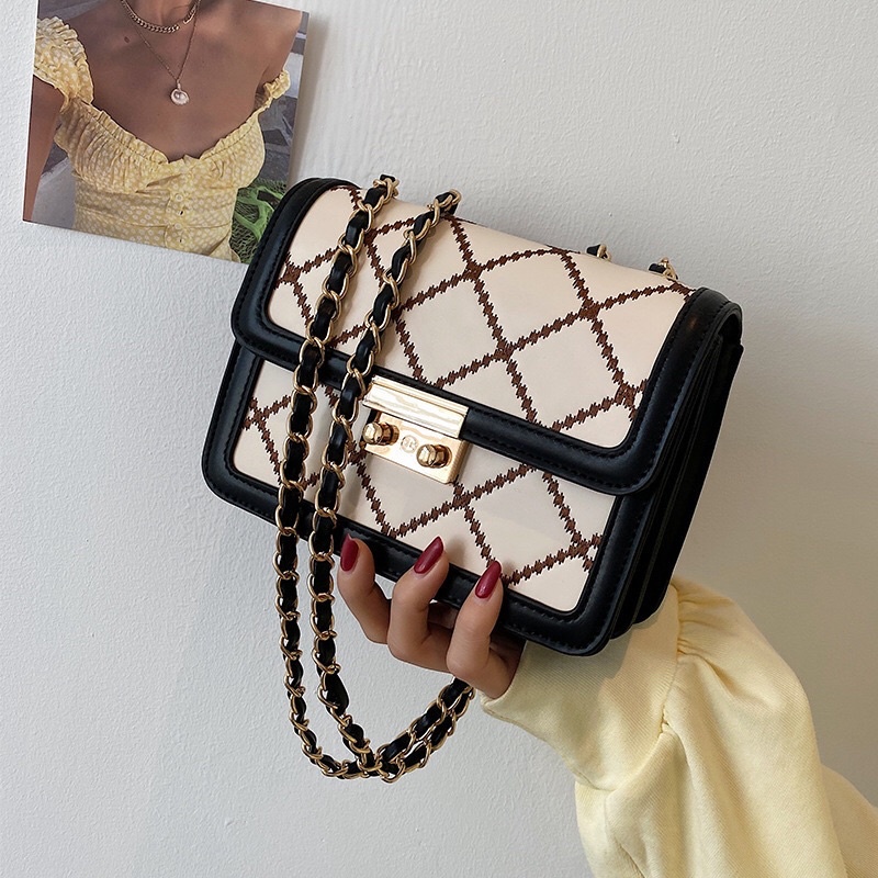 Túi Xách Nữ Đeo Chéo Thời Trang HAMA-NHC84 Đeo Vai Trần Viền