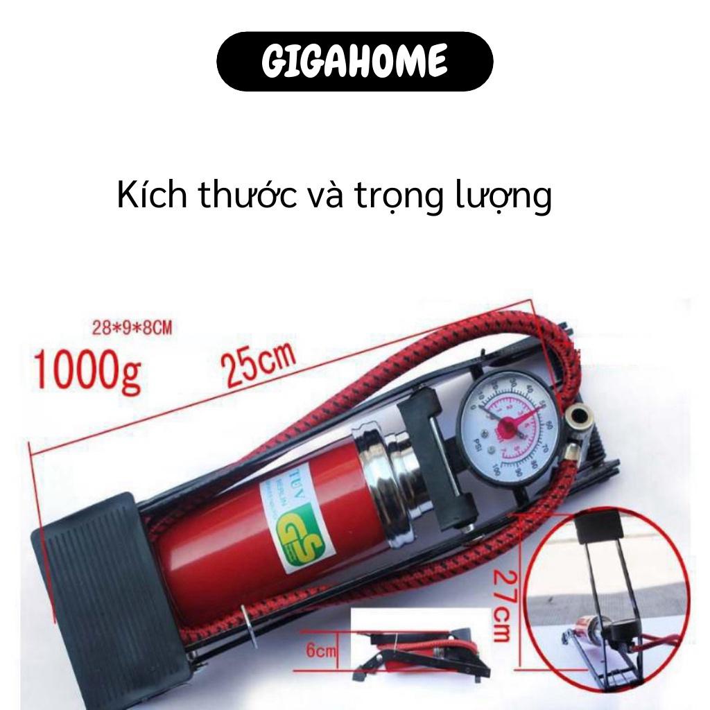 Máy bơm hơi   GIÁ VỐN   Bơm hơi dùng chân High Pressure Foot Pump, giúp bạn bơm xe máy ,xe đạp,bóng 3086