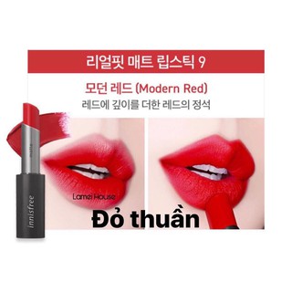 Son lì Innsifree Real Fit Matte Lipstick 2019