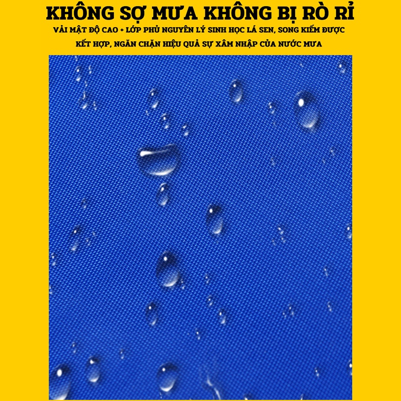 Áo Mưa đôi, Cực Dày Áo Mưa Xe Máy Nam Nữ áo Mưa Người Lớn Oxford Vải áo Mưa Cực Lớn