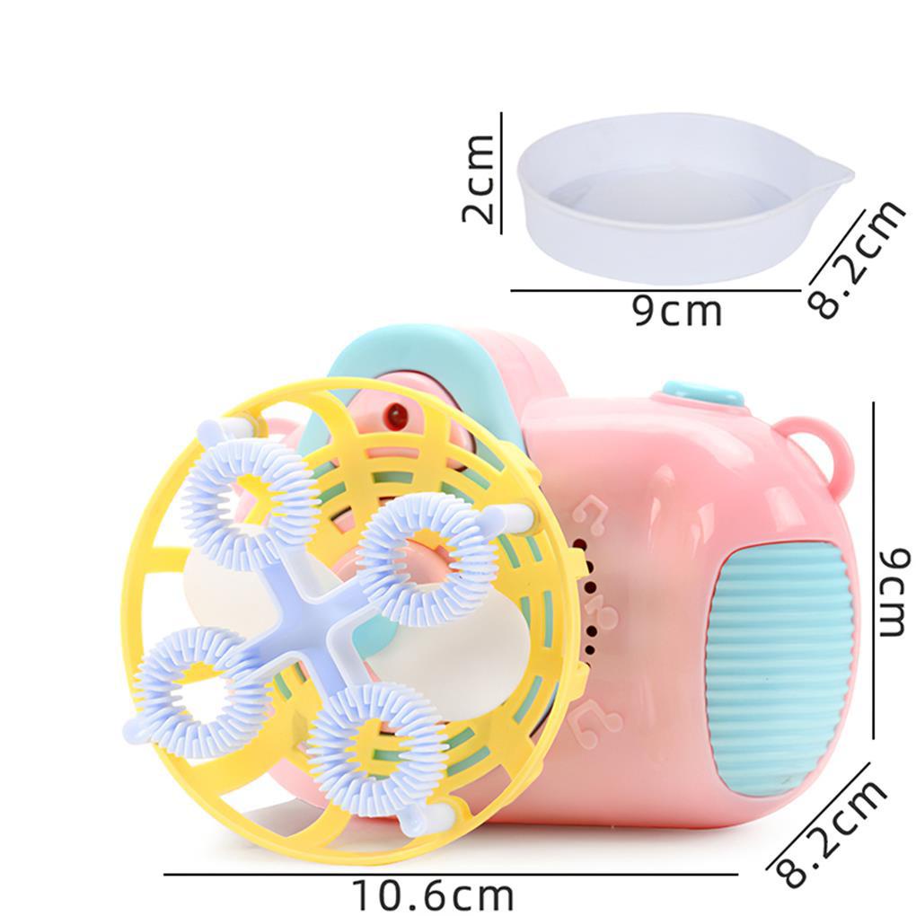 Máy Thổi Bong Bóng Tự Động Hình Máy Ảnh Hoạt Hình Đa Năng Dành Cho Trẻ Em