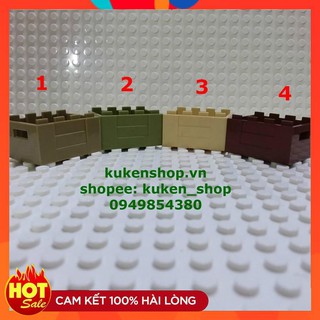 Đồ chơi combo 3 thùng để đồ dùng no.423 - phụ kiện moc