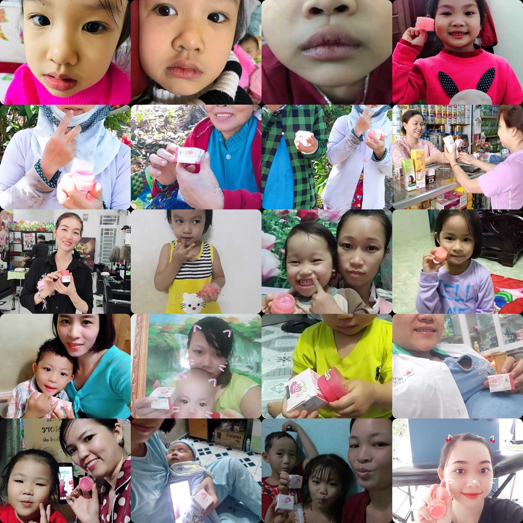 Mặt nạ ủ môi Collagen Ngân Bình