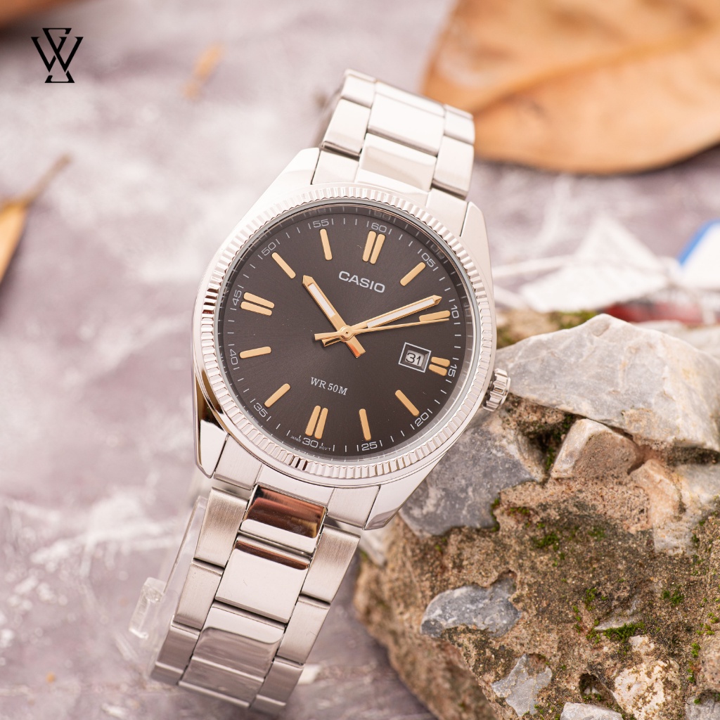 Đồng Hồ Quartz Nam Casio WATCHSTORE MTP-1302D-1A2VDF Thiết Kế Mặt Kính Khoáng 38mm, Dây Kim Loại Và Vỏ Thép Không Gỉ