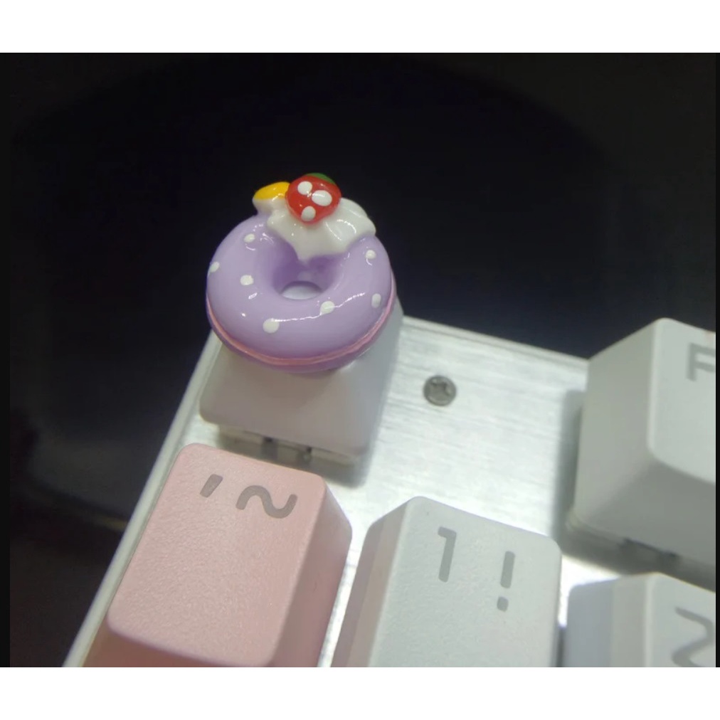 Keycap Donut Quà Tặng Đáng Yêu Nút Bàn Phím