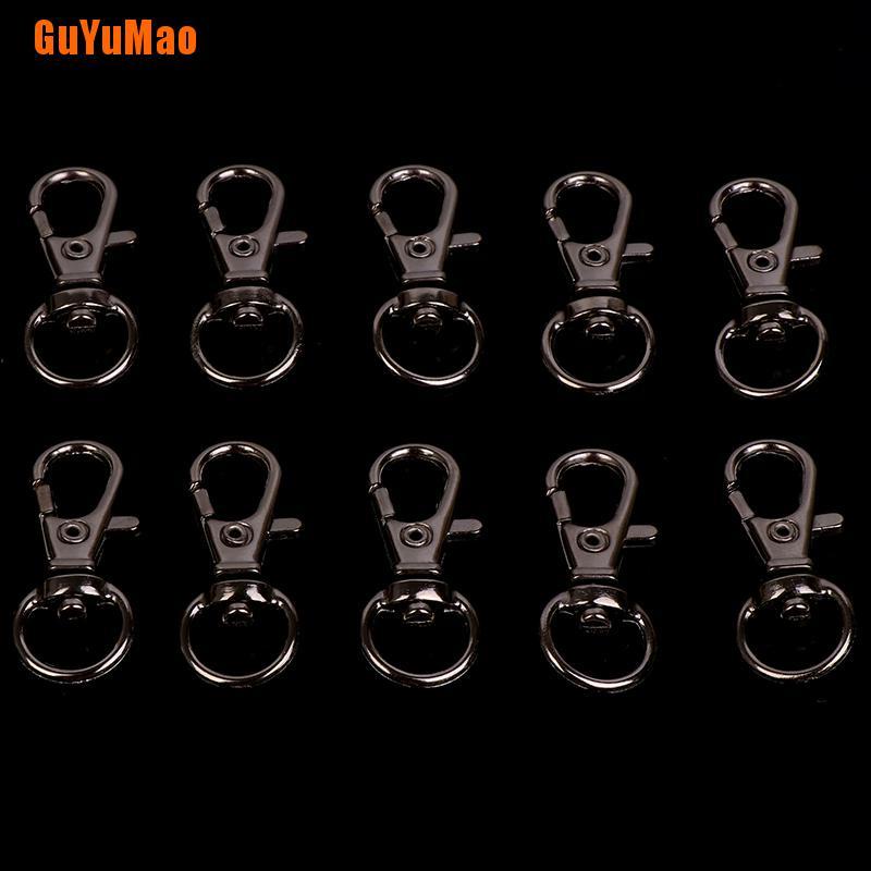 Set 10 Móc Kẹp Càng Cua Xoay Tự Làm Móc Khóa/Túi Xách