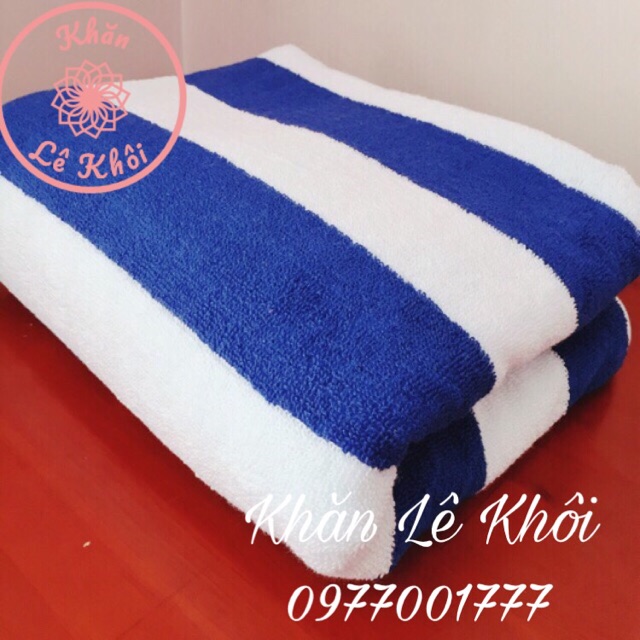 Khăn tắm vừa 50x100cm Kẻ sọc 100% cotton siêu đẹp - KMH