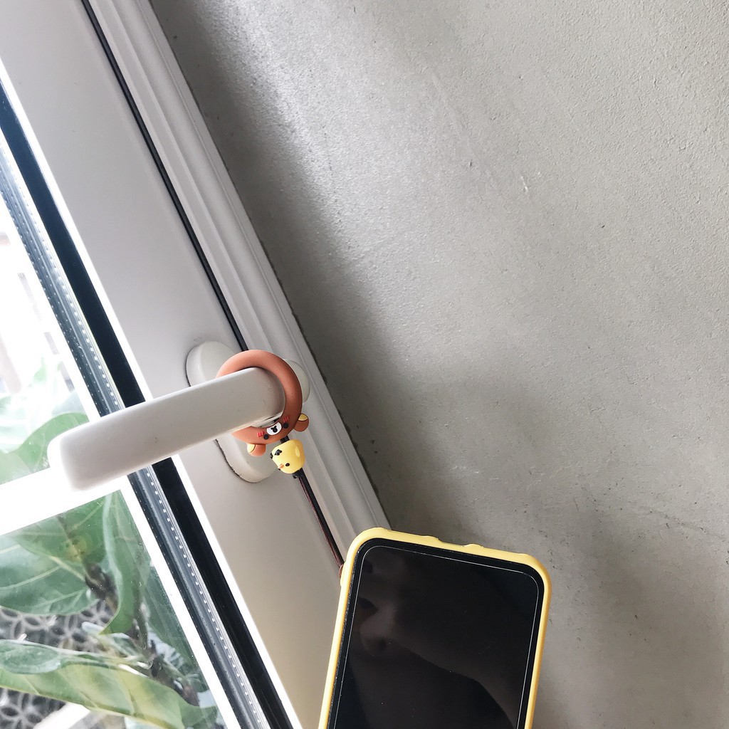 Móc Điện Thoại Dạng Nhẫn Ngắn Hình mickey minnie Gấu Thỏ Gấu Nâu Vịt donald daisy totoro Gấu kumamon Dễ Thương