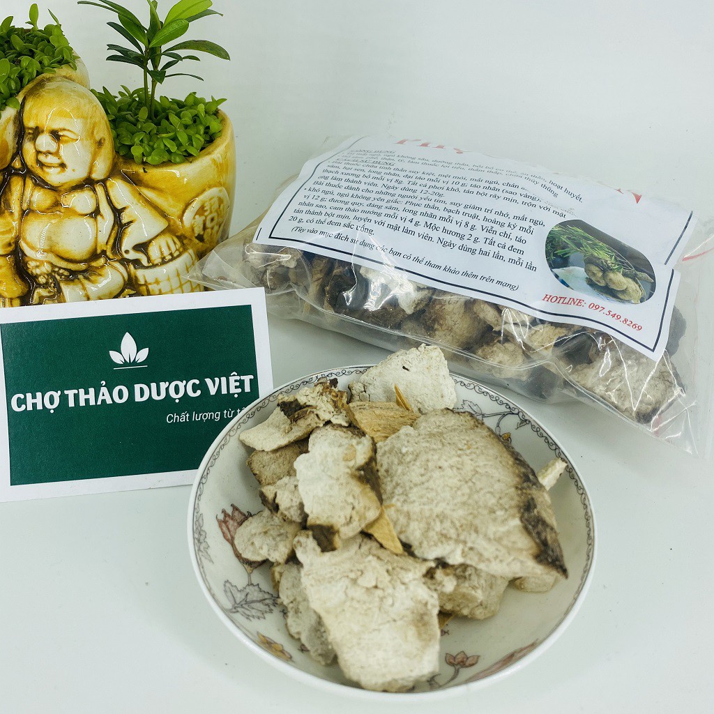 [Giá Sỉ] 2kg Phục Thần (Hàng Không Tẩy Trắng, Khô, Thái Miếng)