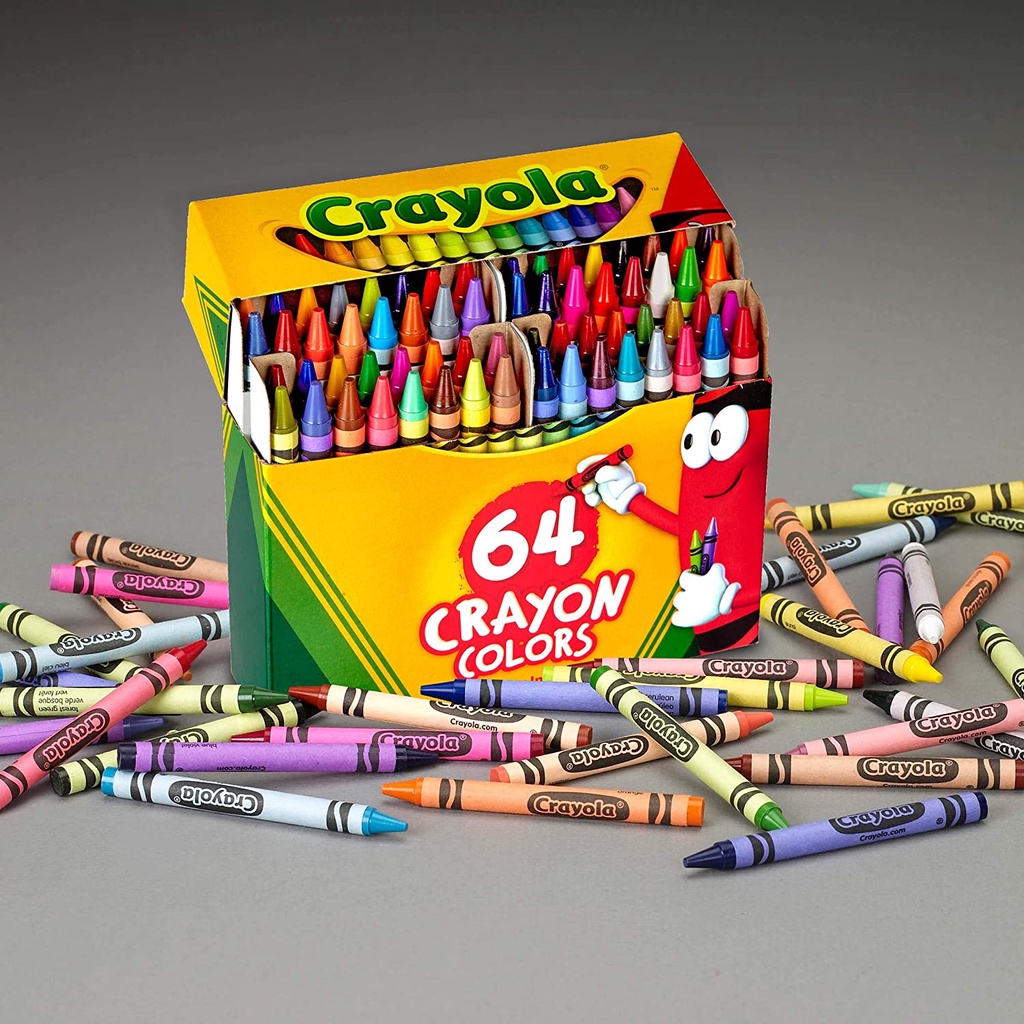 Bộ 64 bút chì màu sáp Crayola 64 CRAYON COLORS