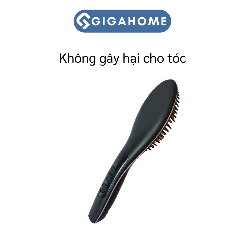 Lược Điện Chải Thẳng Tóc GIGAHOME Hiển Thị Màn Hình LCD, Chuyên Nghiệp 8201