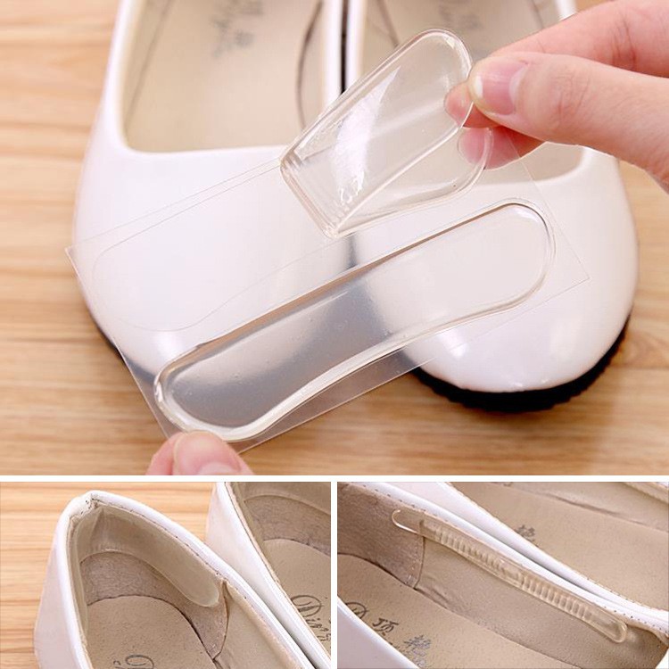 [Combo 5 cặp] 10 Miếng Lót giày chống rộng silicon , chống rớt gót đau gót, bảo vệ chân