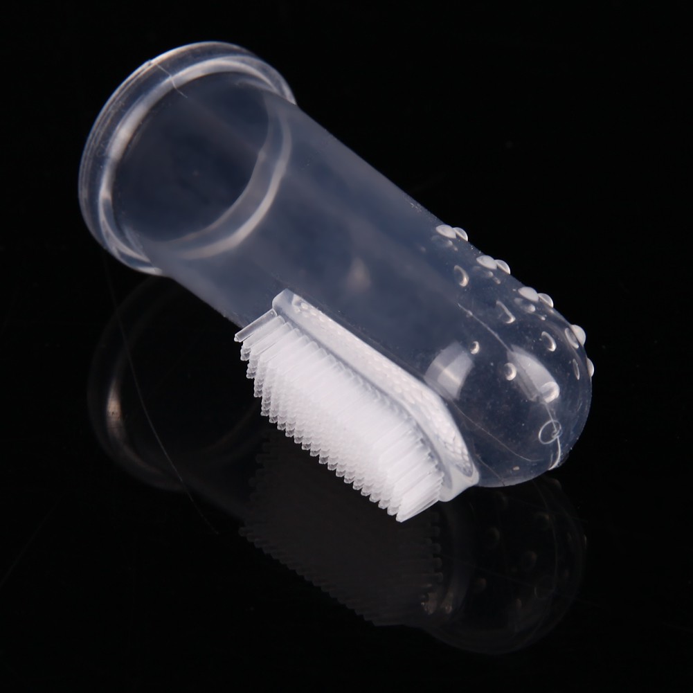 Đồ chơi ngón tay silicone mềm làm sạch răng cho thú cưng