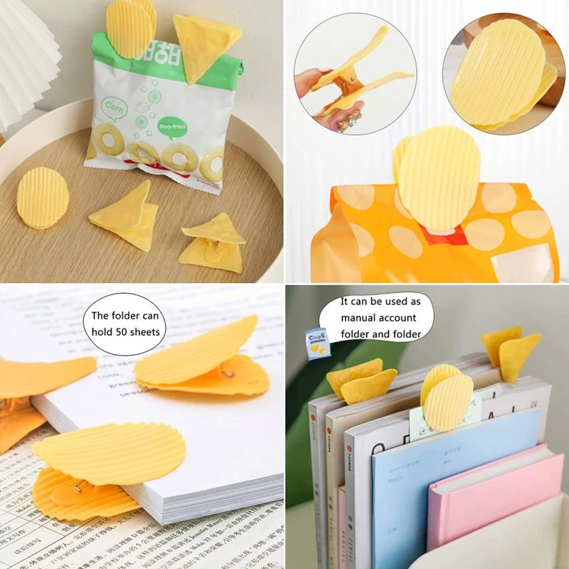 1 Kẹp Miệng Túi Thức Ăn Mini Bằng Nhựa Chống Ẩm