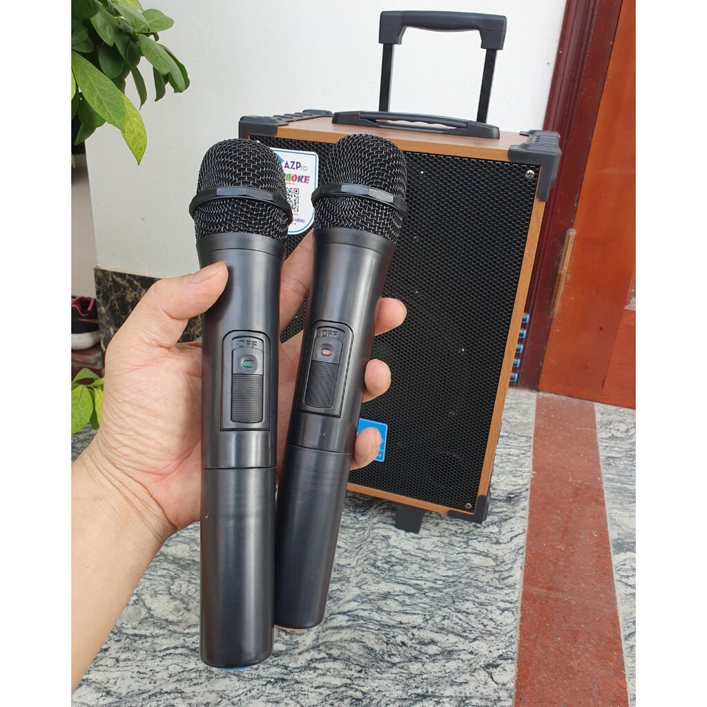 Loa kéo AZPro AZ8 - Loa Kéo Di Động Bass 2 Tấc - Chống Hú Cực Tốt, Công Suất Lên Đến 200W - Đầy Đủ Kết Nối Bluetooth, A