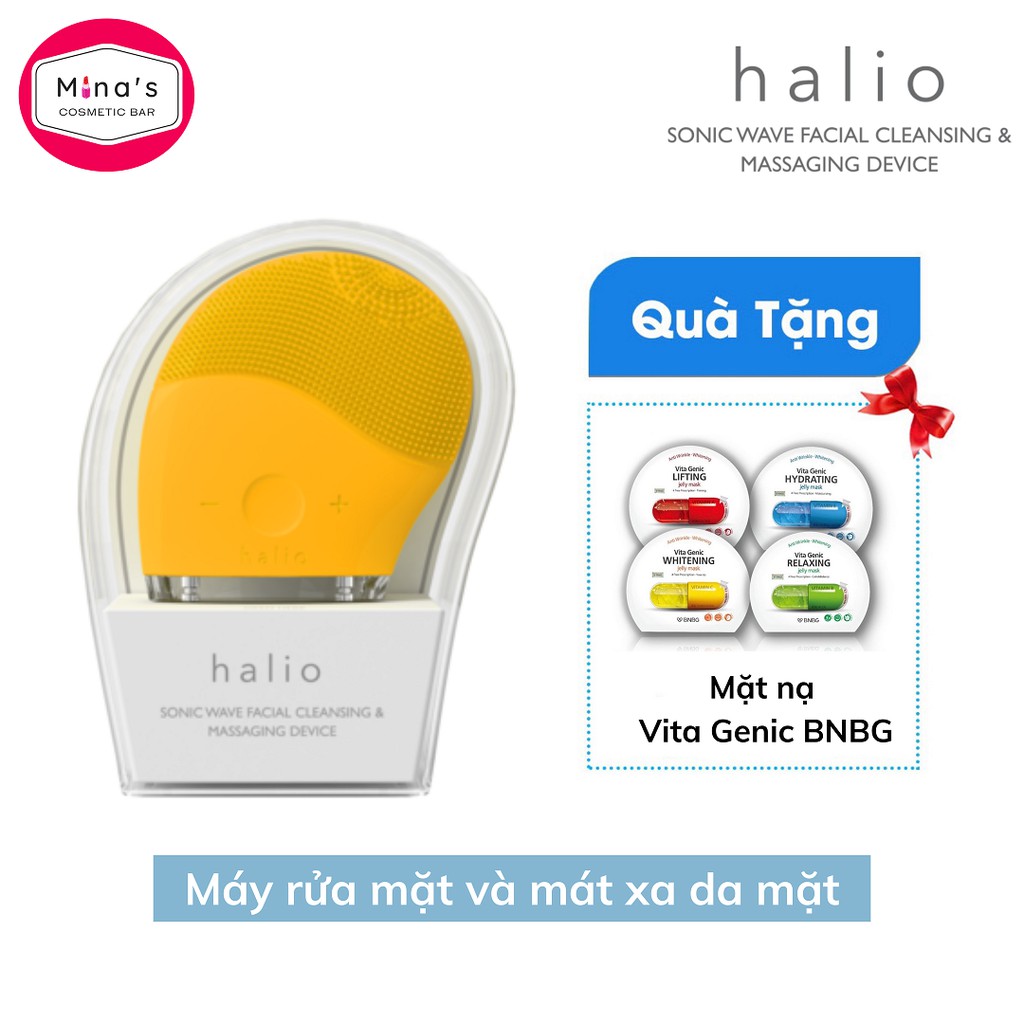 [Chính hãng HALIO] Máy Rửa Mặt Và Mát Xa Da Mặt Halio Original