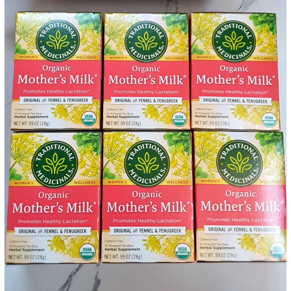 Trà lợi sữa Traditional Medicinals Organic Mother's Milk - 16 gói