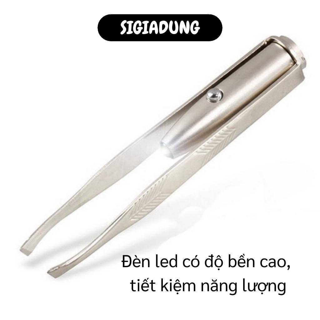 [SGD] Nhíp Nhổ Lông Mày - Dụng Cụ Nhổ Lông Có Đèn Pin Tích Hợp Để Dễ Dàng Thực Hiện 4050