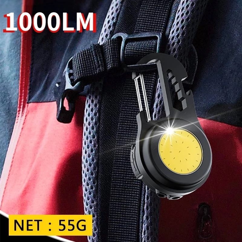 Đèn COB Mini Cầm Tay Chống Thấm Nước Có Cổng Sạc USB Đa Năng