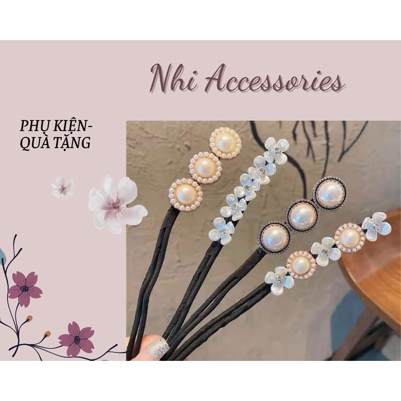 Thanh uốn tóc, búi tóc phong cách Hàn Quốc