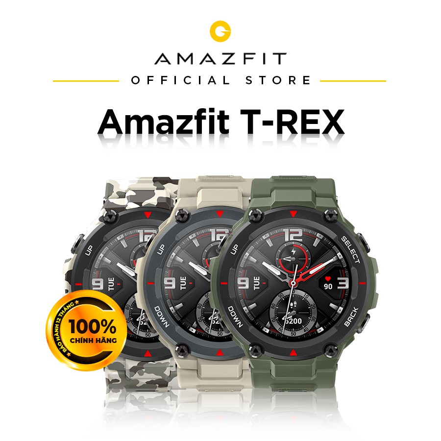 Đồng hồ thông minh Amazfit T-REX -Hàng Chính Hãng - Bảo hành 12 Tháng 1 đổi 1