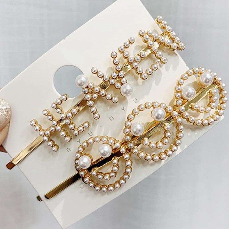 Kẹp Tóc Đính Kim Cương Giả Hình Mặt Cười Phong Cách Hàn Quốc