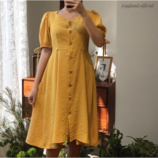 Đầm tay phồng - Có clip Ảnh shop tự chụp