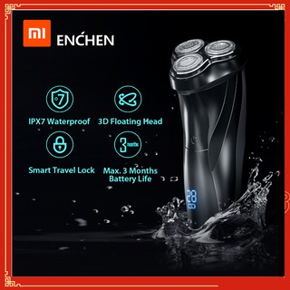 Máy cạo râu Xiaomi Enchen BlackStone 3 gồm 3 đầu cao cấp chuyên dụng cho nam giới