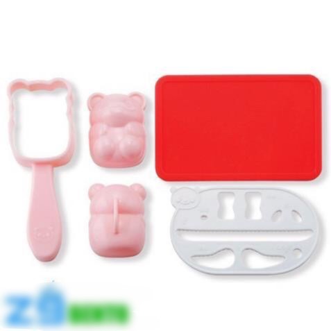 BỘ KHUÔN ÉP CƠM PANDA BABY GẤU TRÚC - Cao cấp